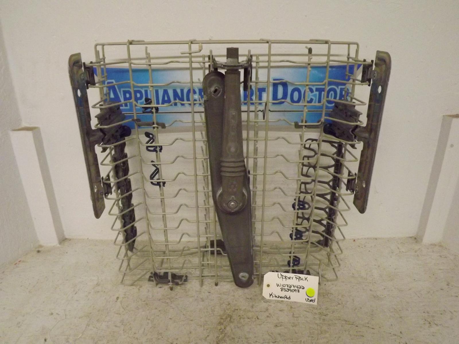 KitchenAid Dishwasher W10727422 8539098 Upper Rack Used KitchenAid Dishwasher W10727422 8539098 Upper Rack Used